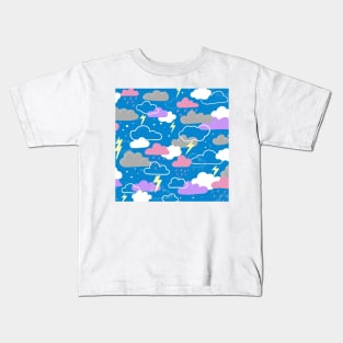 Storm Pattern Kids T-Shirt